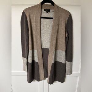 Charter Club Cashmere Striped Sweater Duster Size XS